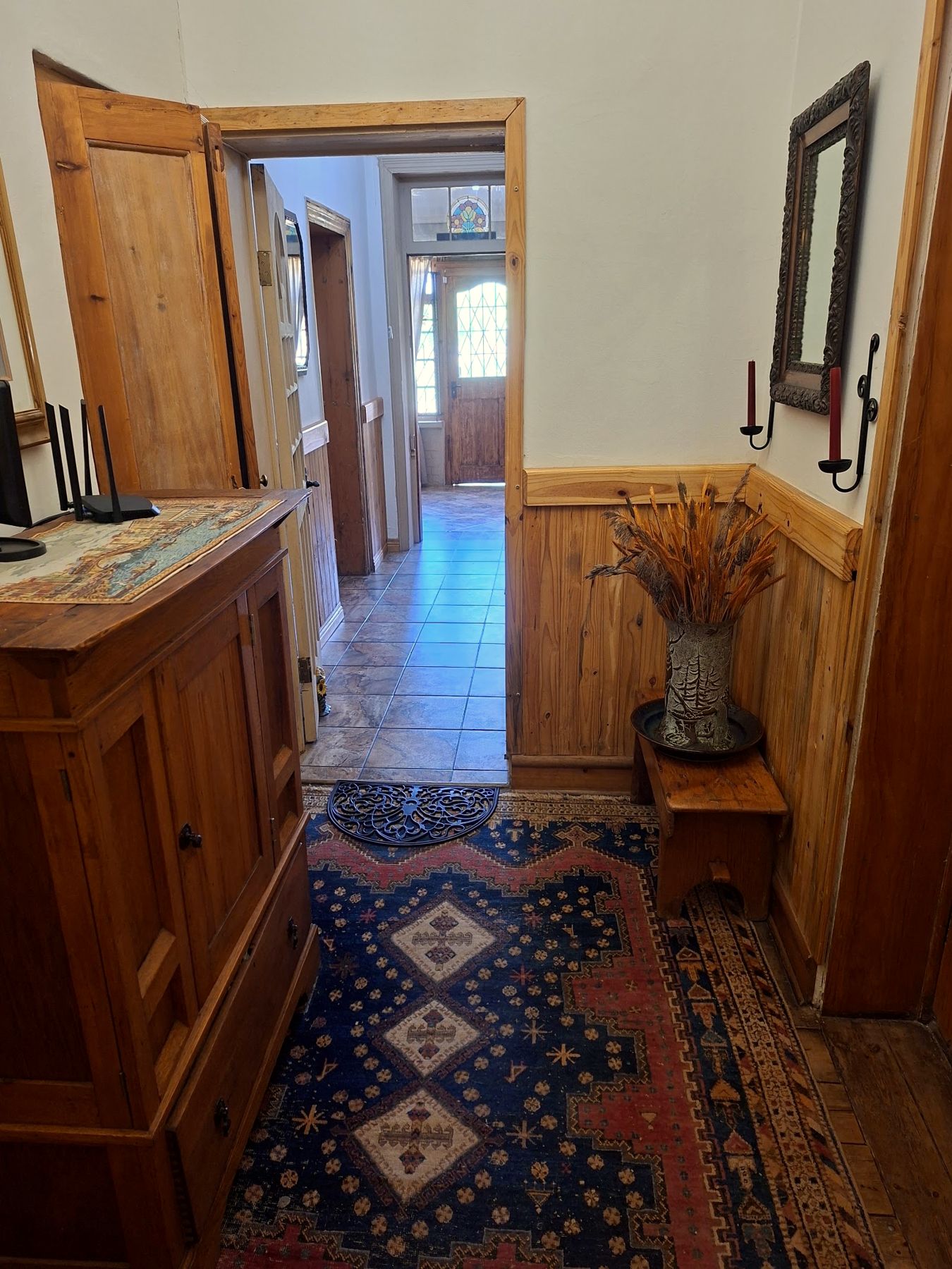 Inside the old house
